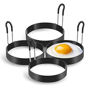 4 Pack Stainless Steel Egg Cooking Rings