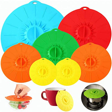 7 Pack Silicone Lids