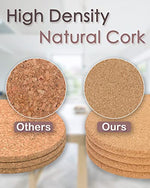 4 Pack High Density Thick Cork